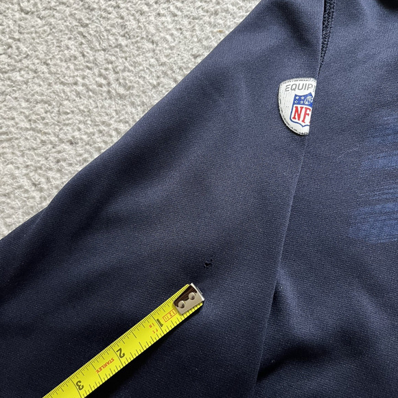 Chicago Bears Hoodie Mens Large Nike Pullover Sweatshirt NFL Football Therma Fit - Picture 2 of 13